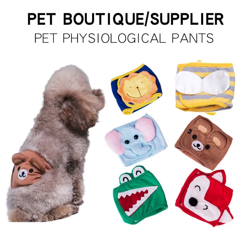 

Cute Pet Dog Physiological Pants Washable Panty Underwear Supplies