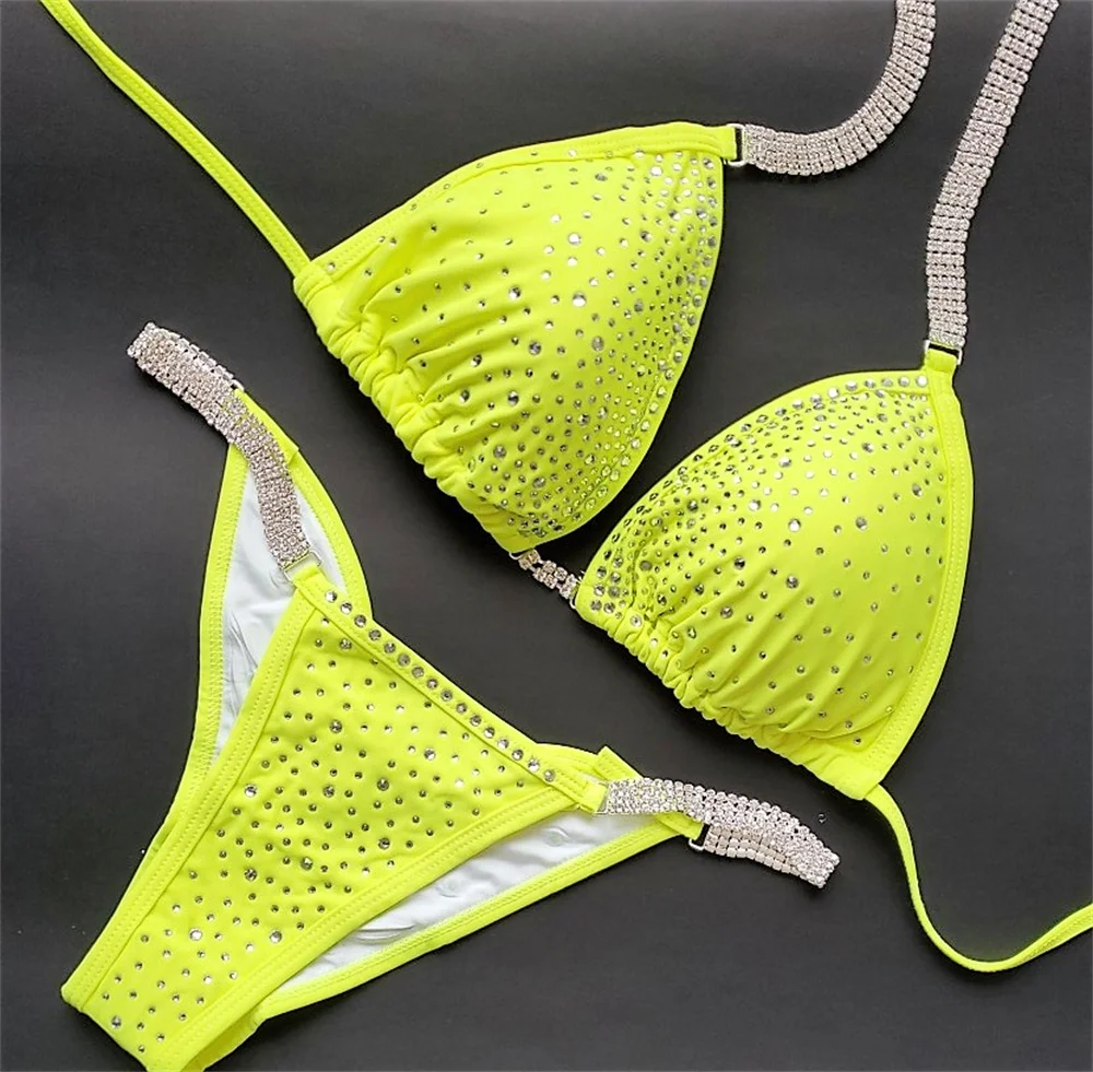 Женское бикини NPC IFBB FITNESS для соревнований комплект бодибилдинга и позирования