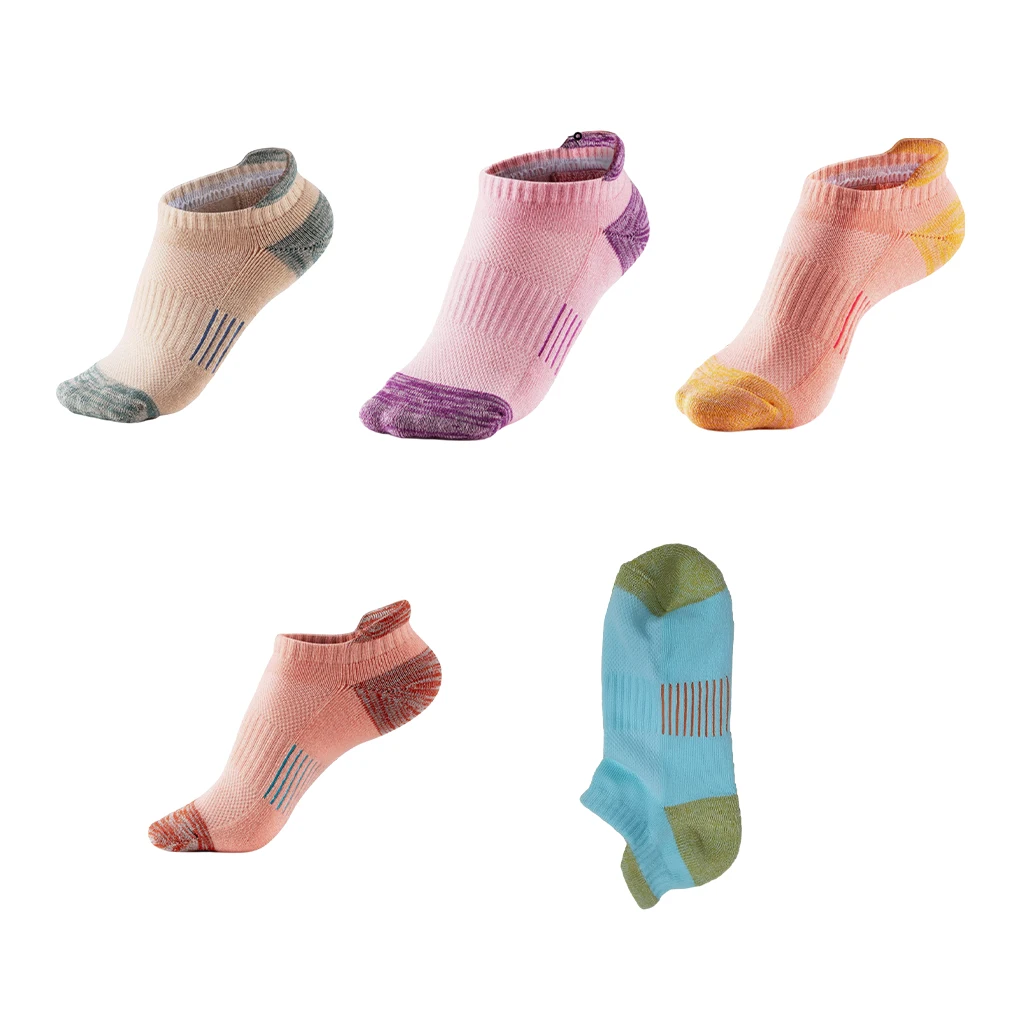 

6a Duo Of Womens Sports Socks - Gorgeous Cool Colors Breathable And Sweat Absorption Womens Athletic Socks Running Socks