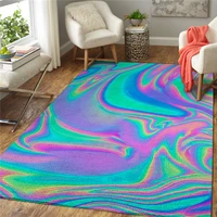 psychedelic rectangle rug 3d all over printed rug non slip mat dining room living room soft bedroom carpet