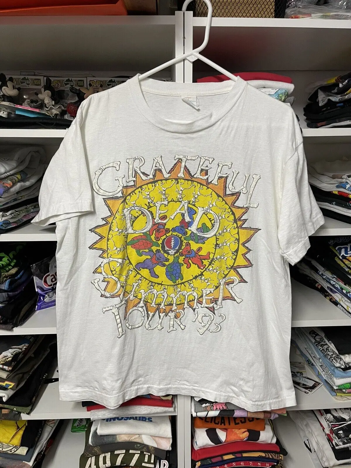 Оригинальная Винтажная летняя футболка GREATFUL DEAD 1994