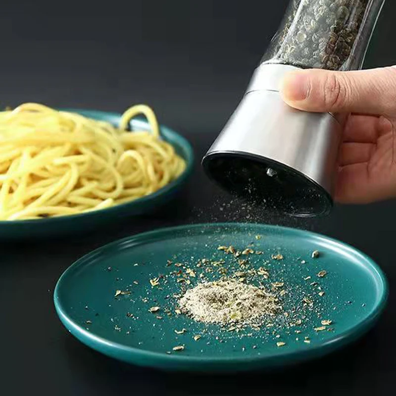 Pepper Grinder Kitchen Barbecue Gadget Manual Spices Salt And Food Crusher Shaker Home BBQ Accessory Tool |