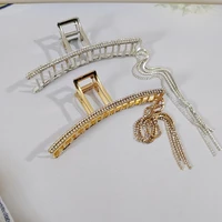 fashion 2pcslot large hair claw clips for woman large shark clipsstrong hold jaw clip wlhw086
