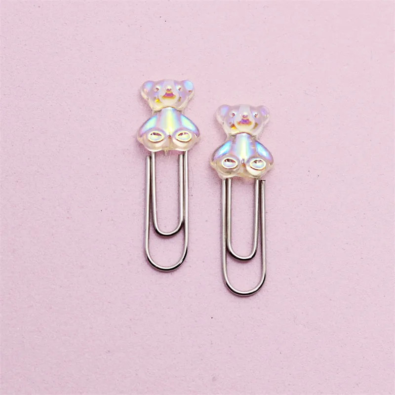 Зажим для бумаги в виде медведя 2 шт. |