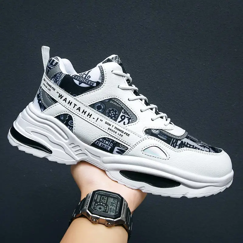 

big thick sole Mens Sport Shoes Classic Sneakers For Running Large Size 49 50 Sports Tennis Summer Sneakers For Men Footwear