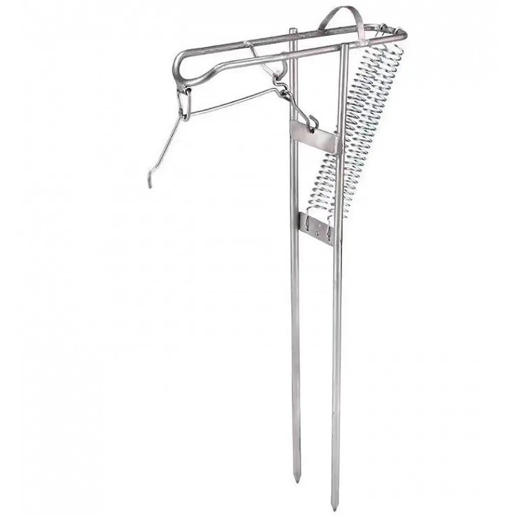 

Automatic Adjustable Tackle Bracket Double Spring Fishing Rod Holder Angle Fish Pole Holding Bracket Outdoor Hot