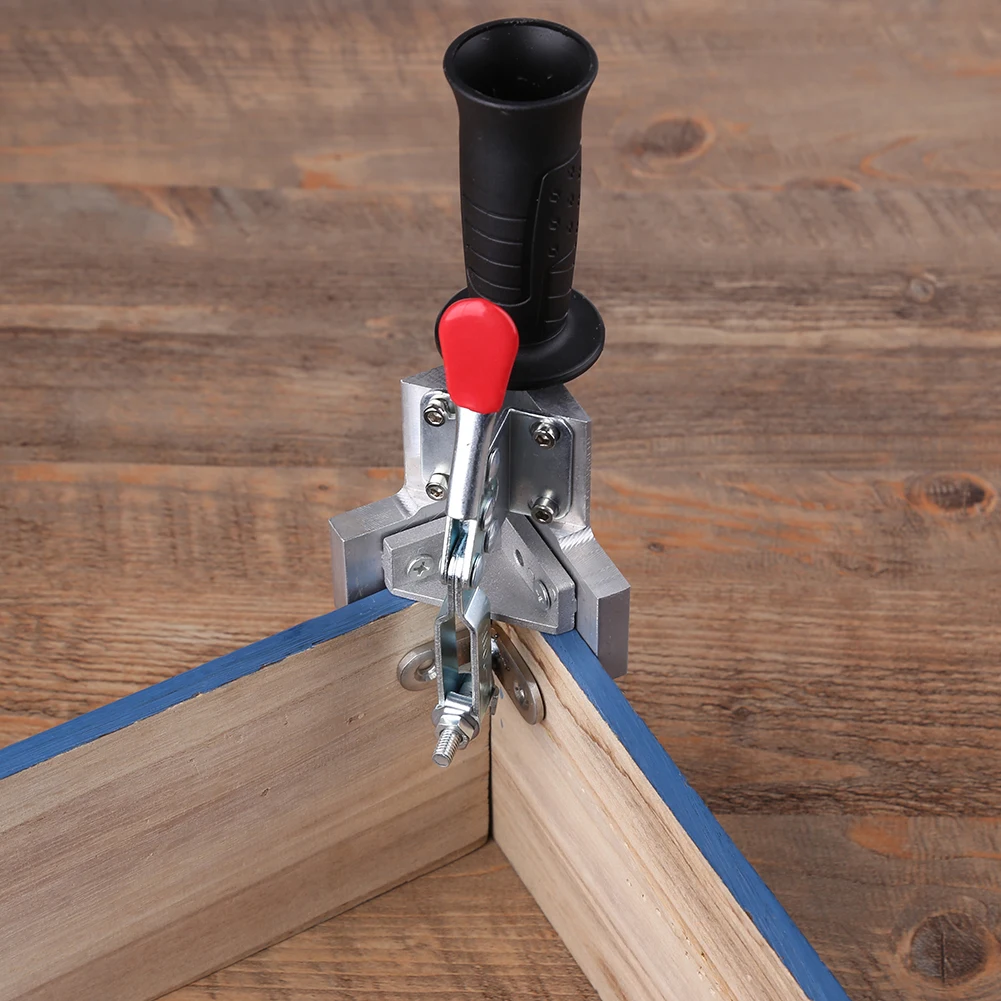 Carpenter Woodworking Positioning Clip Framing Photo Joiner Single Handle Quick Corner Clip 90 Degree Right Angle Clamp