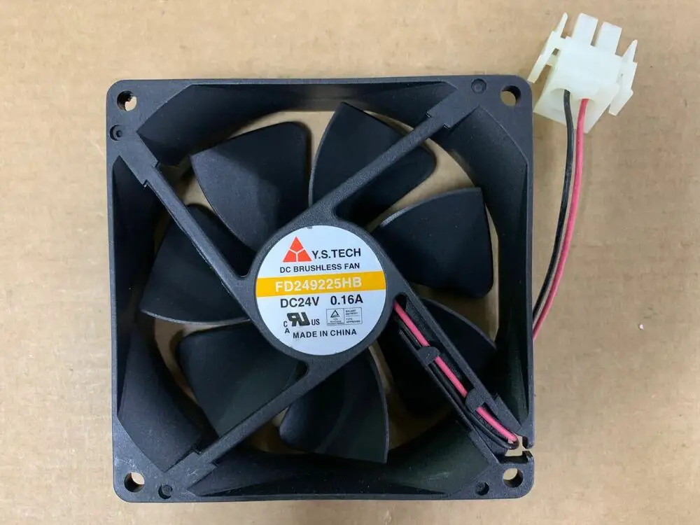 Вентилятор Y.S Tech 92 мм FD249225HB 90*90*25 мм 2pin DC 24 В 0.16A осевой охлаждающий вентилятор
