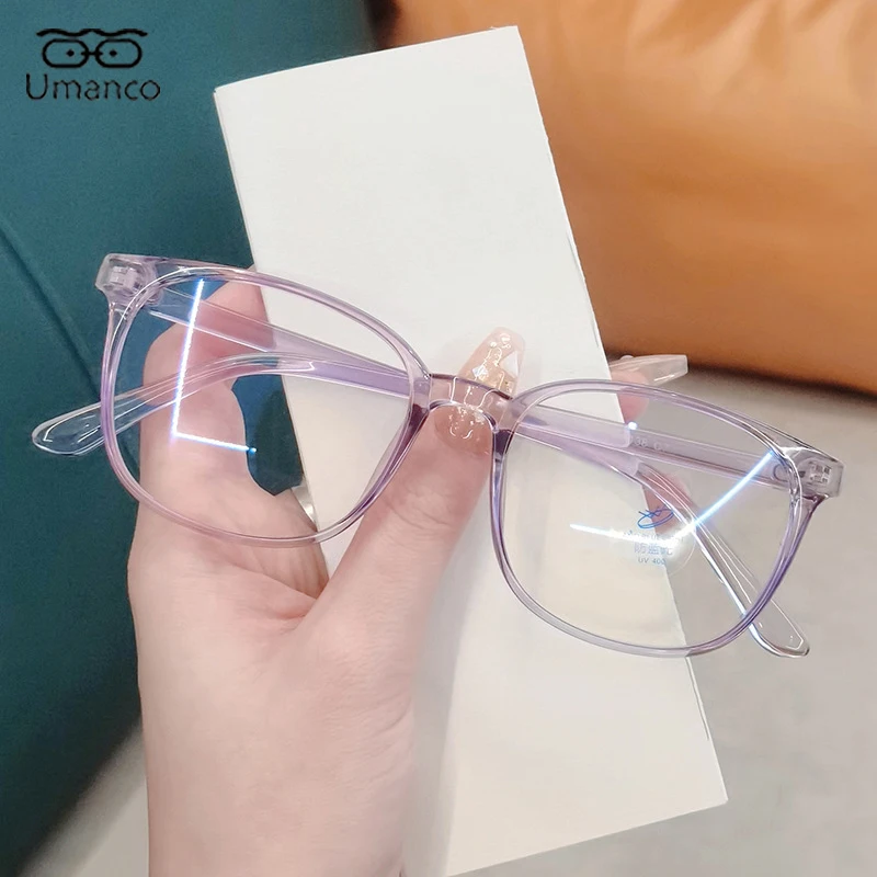 

Ульсветильник кие квадратные очки Umanco с защитой от сисветильник, компьютерные очки для женщин и мужчин, разноцветные очки из TR90, оправа из П...