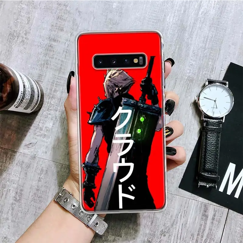 Фото Чехол для телефона Final Fantasy VII для Samsung Galaxy S26 S25 Edge S24 S23 FE S22 Ultra S21 Plus S20 + Fundas Cover Coque Galaxy S25 S №5