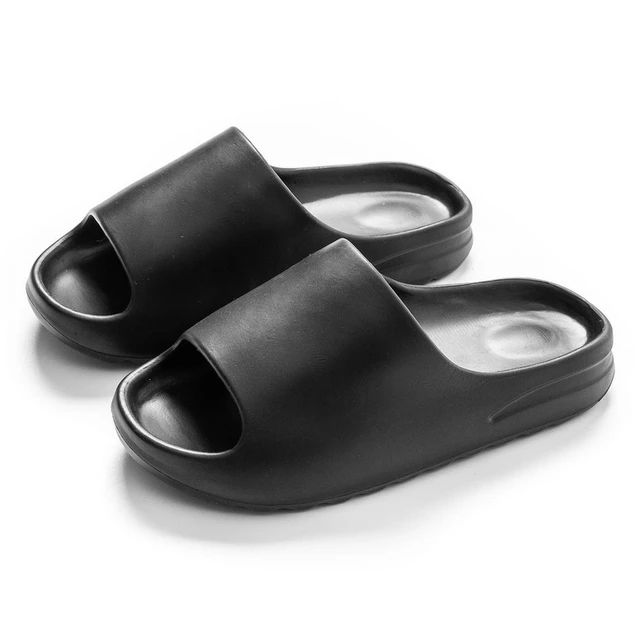 New Men Thick Bottom Slippers Platform Bathroom Slides Non Slip Trend Designer  Shoes Ladies Female Mule Shoes Flip Flops Sandals - купить по выгодной цене  | AliExpress