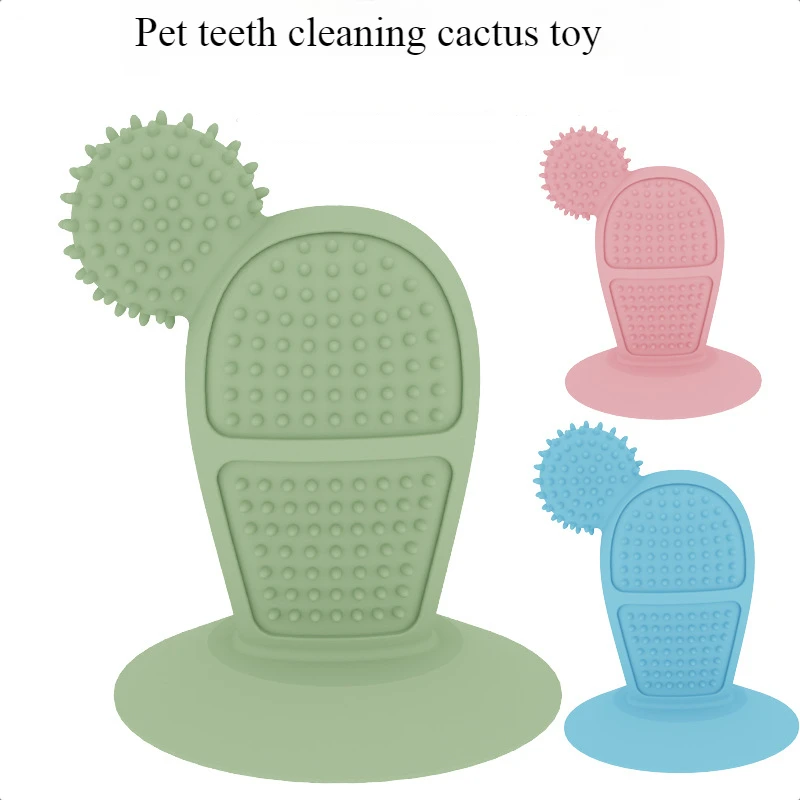 

Cactus Pet Dog Chew Toys Rubber Molar Toy Aggressive Chewers Dogs Toothbrush Cat Puppy Dental Care Cleaning Teeth Chewing Toys