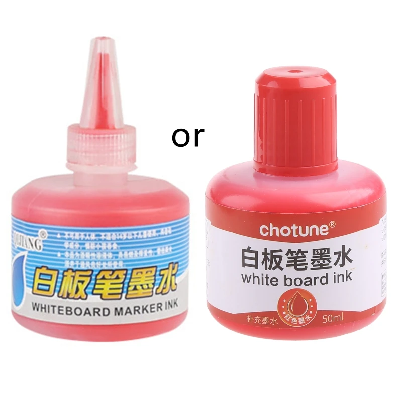 

1 Bottle 50ml Refill Ink for Refilling Inks Whiteboard Marker Pen Black Red Blue 3 Colors School Office Supplies