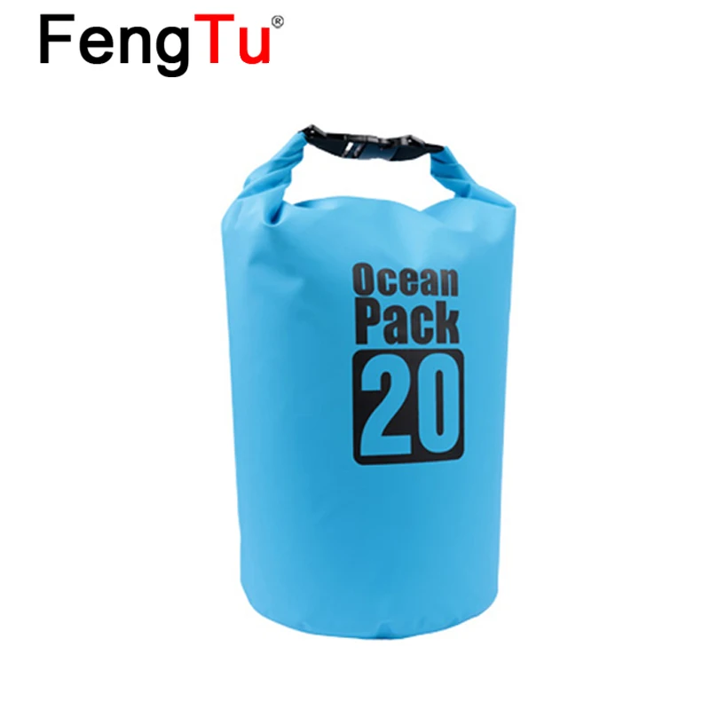 Fengtu 20L сухие рафтинговые сумки походные дорожные водонепроницаемые для бассейна