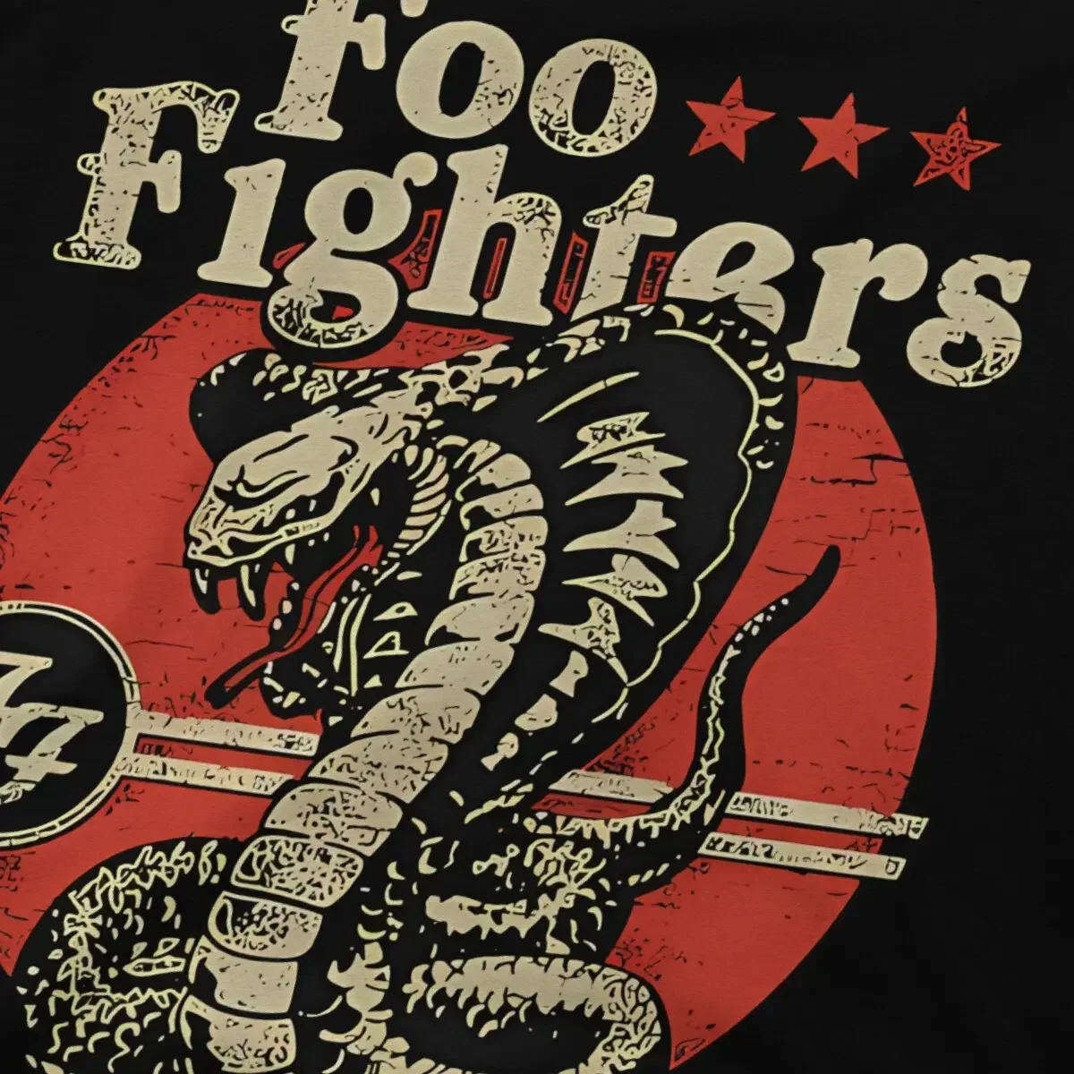 Мужская футболка с логотипом Забавные футболки коротким рукавом F-Foo F-Fighter