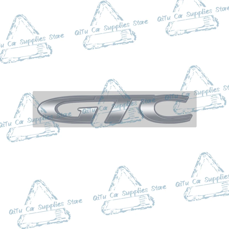 3D металлический логотип GTC, эмблема передней решетки автомобиля, значок на задний багажник, декоративная наклейка для Opel Astra Insignia Corsa Vectra Zafira Mokka OPC