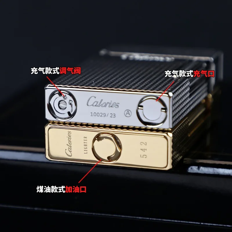 Газовая зажигалка Calories Genuine Langsheng Lighter Gas Machine Dou Zhuan Xing Shi Shi Roll Flower, персонализированный подарок (art.: 3920db362029d) - 3920db362029d