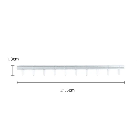 SANMERSEN Миниатюрный пластиковый забор 17,2х2,5х25 см