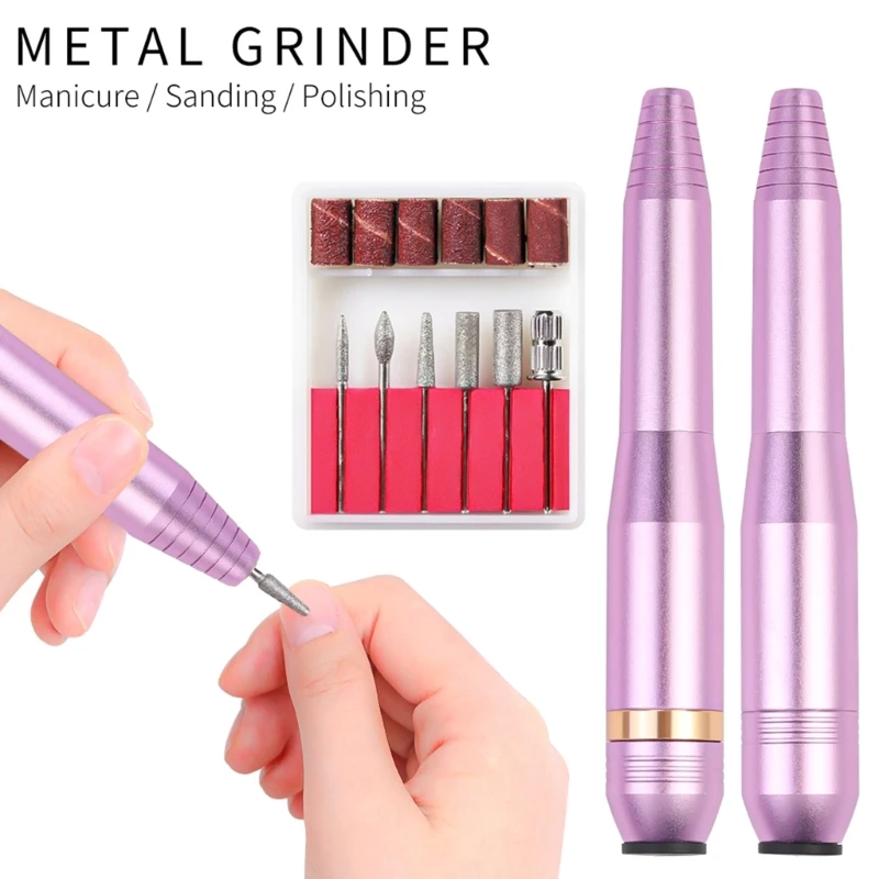 

Electric Nail Drill Machine 6 in 1 Kit Nail Drill Bits Electric Nail Drill Machi