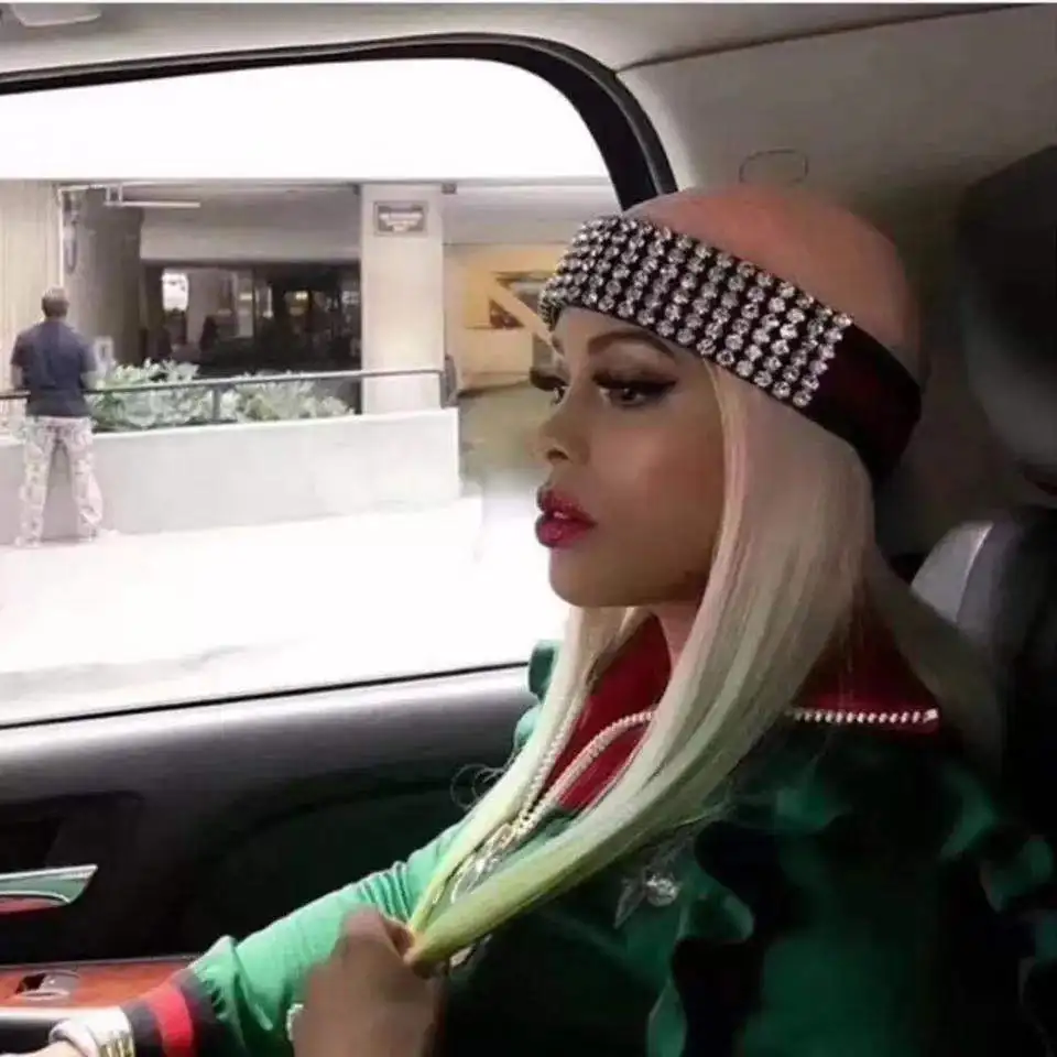 European and American fashion shining Rhinestone elastic hairband women hip hop crystal stripe hairband gift jewelry rack