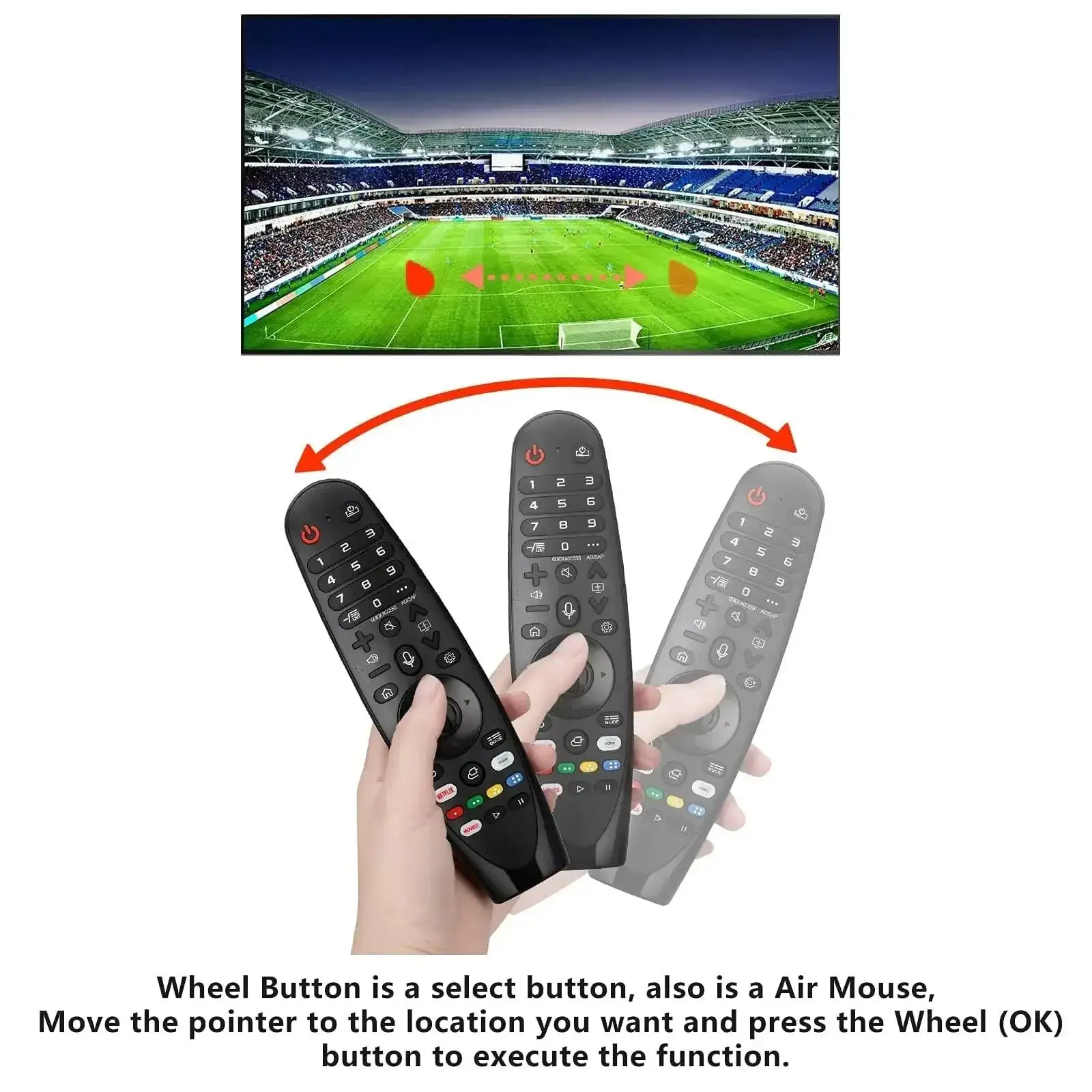 Модернизированный пульт Voice Magic для LG OLED Smart TV Remote Замена AN-MR20GA MR19BA MR18BA MR650A с