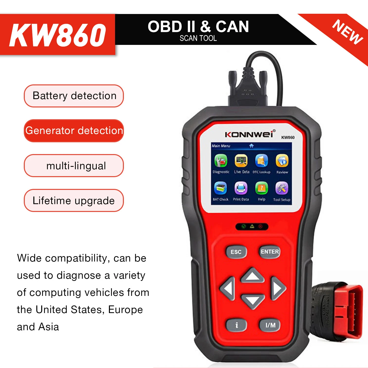 OBD2 ΡΠΊΠ°Π½Π΅Ρ KONNWEI KW860, ΡΡΠΈΡΡΠ²Π°ΡΠ΅Π»Ρ ΠΊΠΎΠ΄ΠΎΠ² Π°Π²ΡΠΎΠΌΠΎΠ±ΠΈΠ»Ρ, Π΄ΠΈΠ°Π³Π½ΠΎΡΡΠΈΡΠ΅ΡΠΊΠΈΠΉ ΡΠΊΠ°Π½Π΅Ρ Ρ ΡΠ»ΡΡΡΠ΅Π½Π½ΡΠΌ ΠΏΠΎΡΠΎΠΊΠΎΠΌ Π΄Π°Π½Π½ΡΡ
Π² ΡΠ΅Π°Π»ΡΠ½ΠΎΠΌ Π²ΡΠ΅ΠΌΠ΅Π½ΠΈ, ΡΠ»ΡΡΡΠ΅Π½Π½ΡΠΉ ΠΡΠ°ΡΠΈΡΠ΅ΡΠΊΠΈΠΉ ΠΈΠ½Π΄ΠΈΠΊΠ°ΡΠΎΡ Π±Π°ΡΠ°ΡΠ΅ΠΈ OBD2 ΡΠΊΠ°Π½Π΅Ρ KONNWEI KW860, ΡΡΠΈΡΡΠ²Π°ΡΠ΅Π»Ρ ΠΊΠΎΠ΄ΠΎΠ² Π°Π²ΡΠΎΠΌΠΎΠ±ΠΈΠ»Ρ, Π΄ΠΈΠ°Π³Π½ΠΎΡΡΠΈΡΠ΅ΡΠΊΠΈΠΉ ΡΠΊΠ°Π½Π΅Ρ Ρ ΡΠ»ΡΡΡΠ΅Π½Π½ΡΠΌ ΠΏΠΎΡΠΎΠΊΠΎΠΌ Π΄Π°Π½Π½ΡΡ
Π² ΡΠ΅Π°Π»ΡΠ½ΠΎΠΌ Π²ΡΠ΅ΠΌΠ΅Π½ΠΈ, ΡΠ»ΡΡΡΠ΅Π½Π½ΡΠΉ ΠΡΠ°ΡΠΈΡΠ΅ΡΠΊΠΈΠΉ ΠΈΠ½Π΄ΠΈΠΊΠ°ΡΠΎΡ Π±Π°ΡΠ°ΡΠ΅ΠΈ