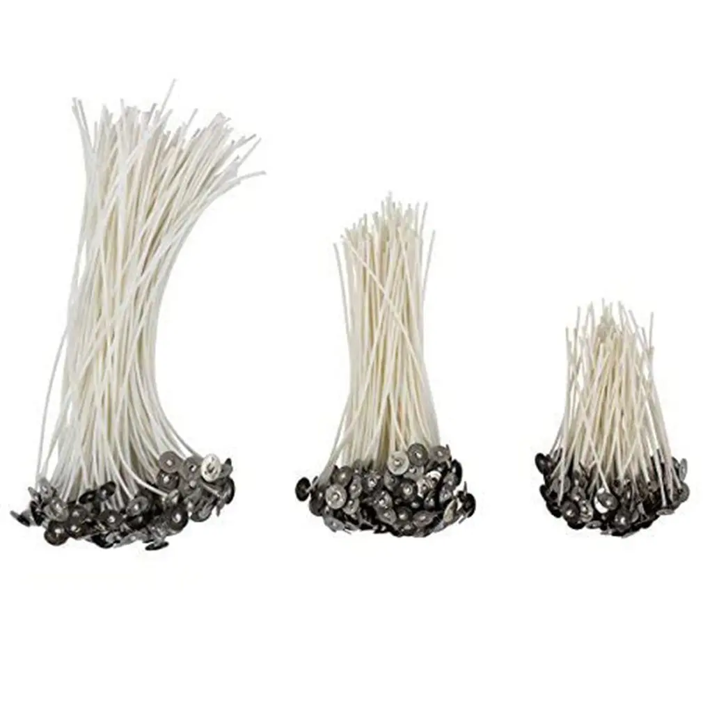 

Свечи ручной работы Candlewick 9 см 15 см 20 см для изготовления свечей, детали фитиля свечи, натуральный сердечник из хлопка, 150 шт./комплект