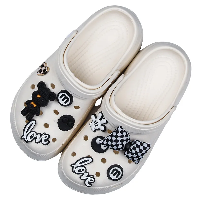 Оптовый набор горячая Распродажа DIY Подвески для обуви с отверстиями милых