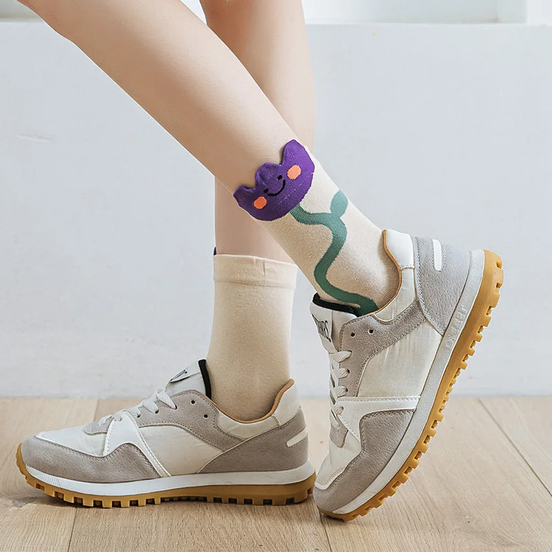 Women Ruffle Socks Japanese Fashion Gyaru Korean Style Kawai Cute Things Harajuku Cotton