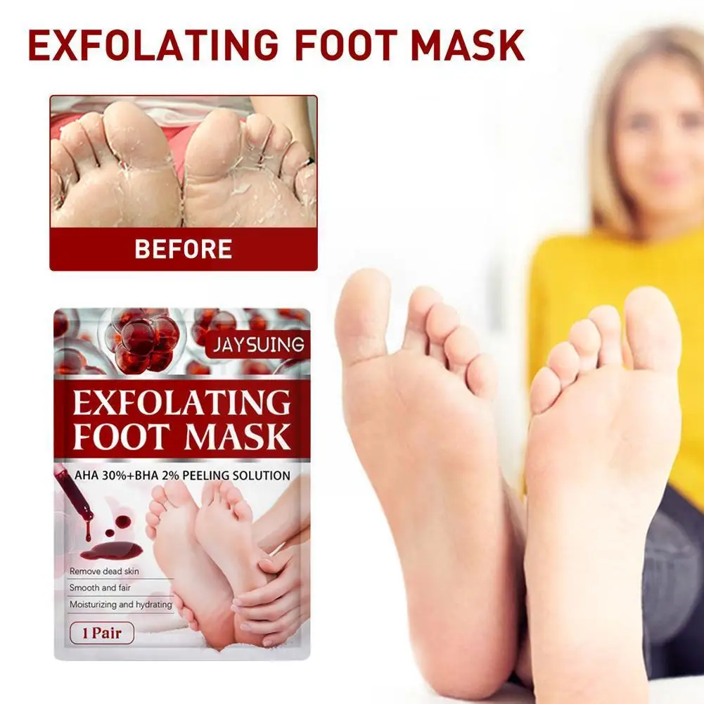 

1 Pair Exfoliating Foot Fruit Acid Scrub Foot Heel Remove Foot Foot Patch Moisturizing Skin Dead Calluses Anti-cr O4v5