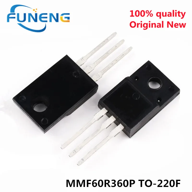 

10 шт MMF60R360P TO-220F 60R360P TO220F MMF60R360 N-канальный МОП-транзистор