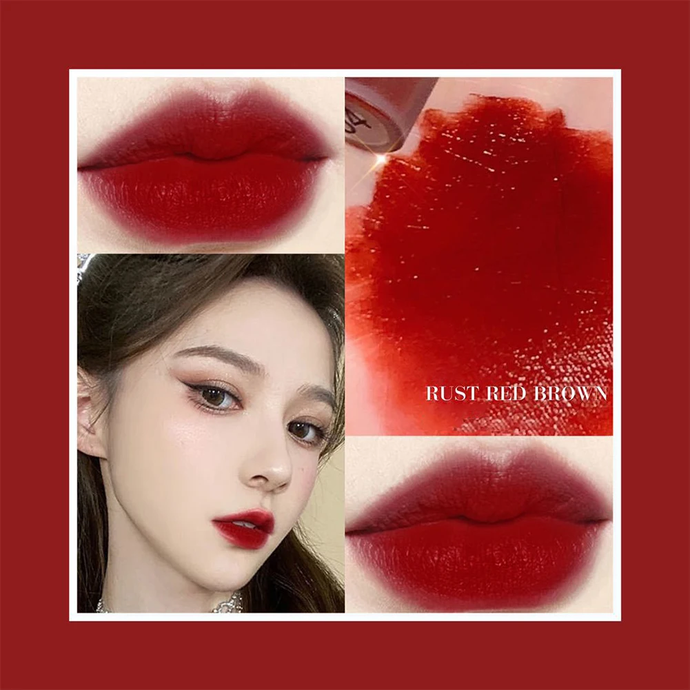 

5Pcs Lip Mud Set Matte Mist Lip Glaze Waterproof Long Lasting Makeup Not Easy to Fade Lip Gloss Cosmetic Christmas New Year Gift