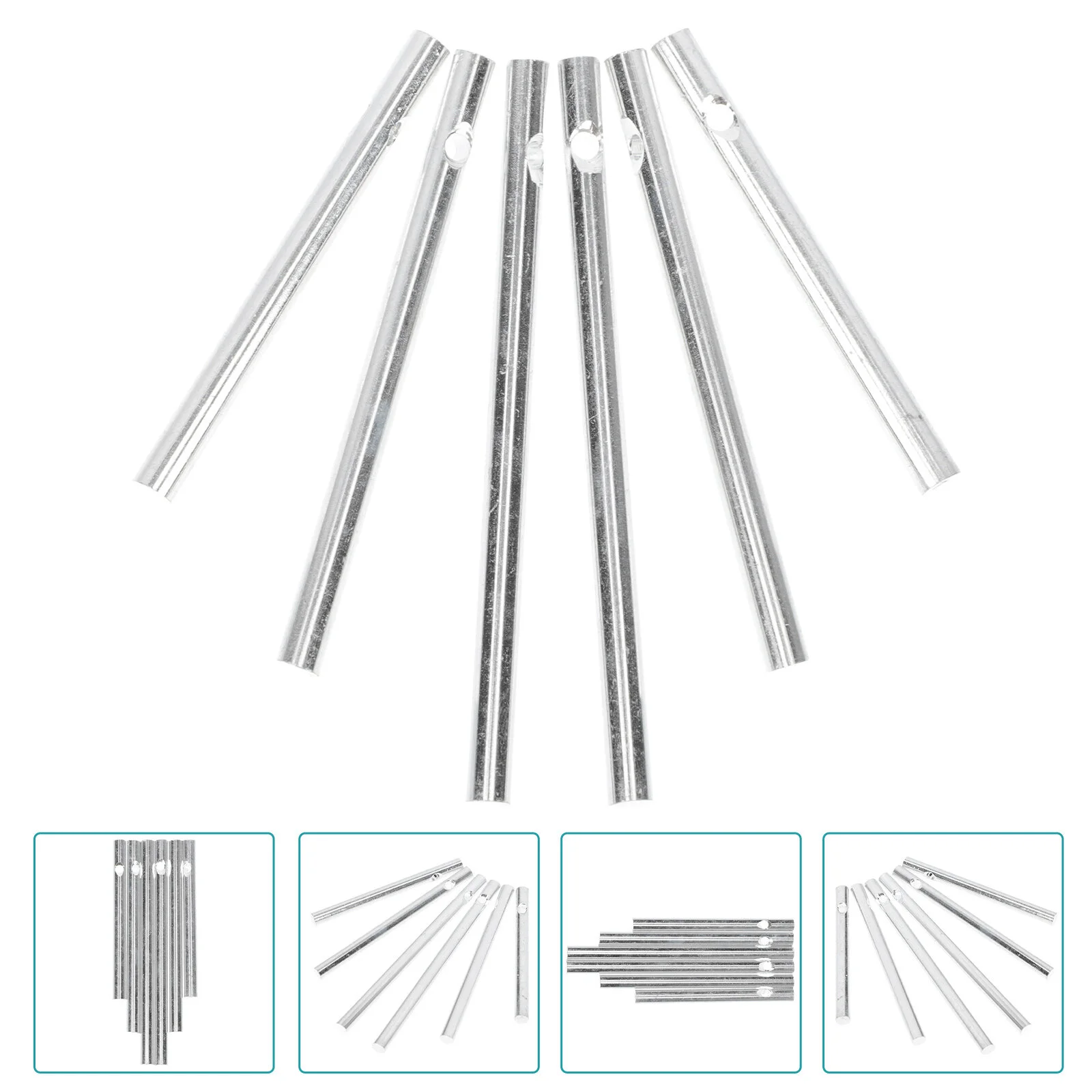

15 Pcs Wind Chime Stick Aluminum Tube Outdoor Stuff DIY Accessories Crafts Supplies Material