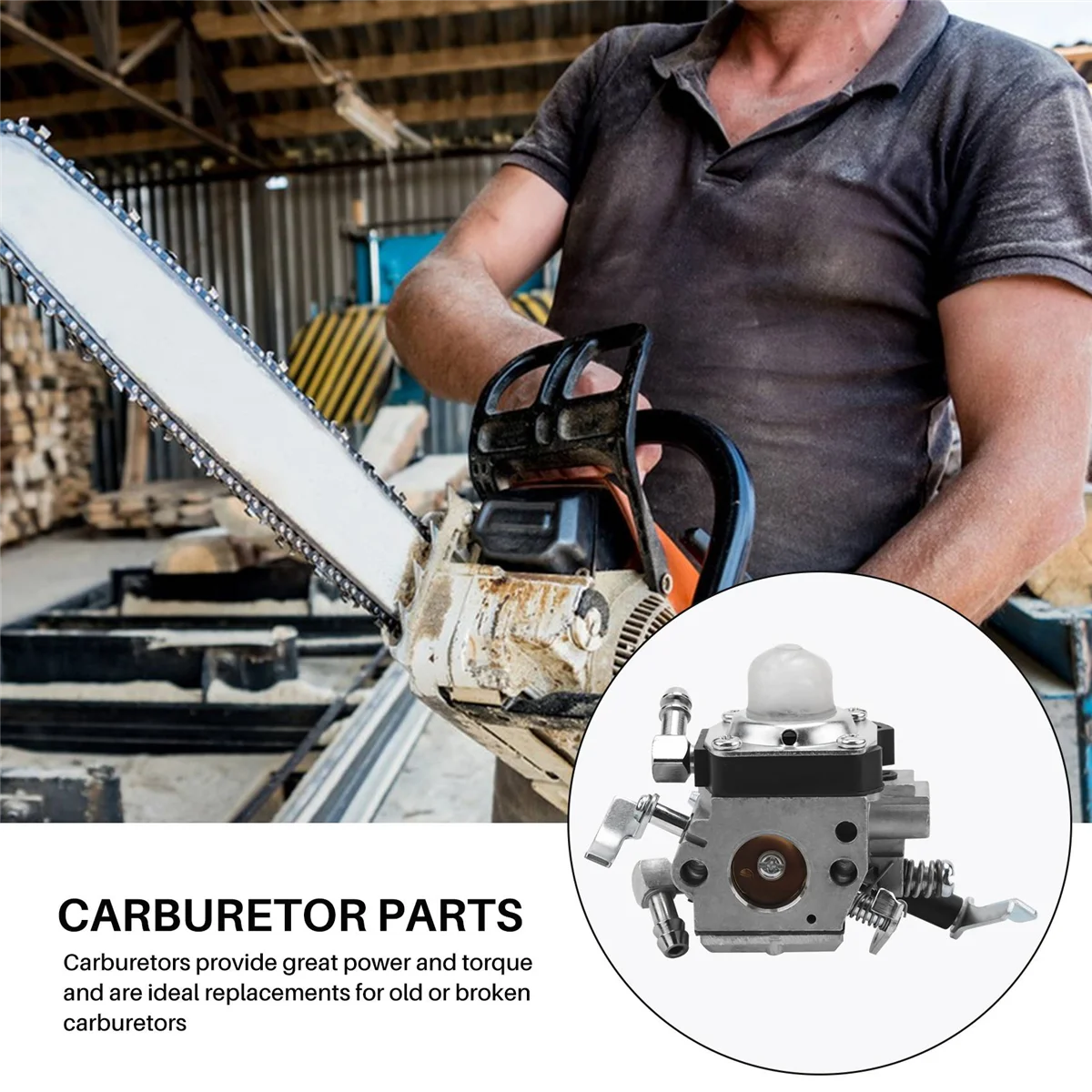 Карбюраторная цепная пила детали для электроинструментов карбюратора Wacker BS50-2