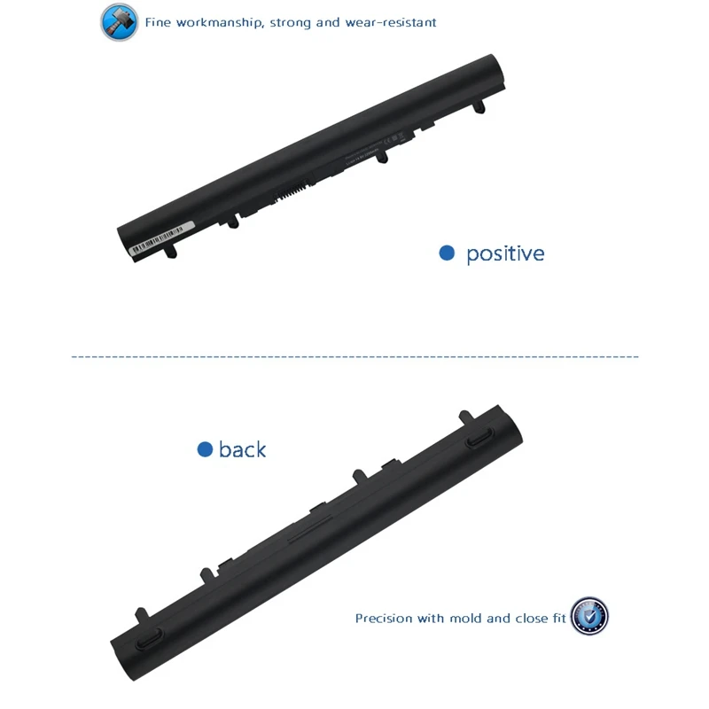 2200Mah Laptop Backup Battery 4-Cell 14.8V Universal For Acer V5-431 471 551 571G S3-471 | Batteries