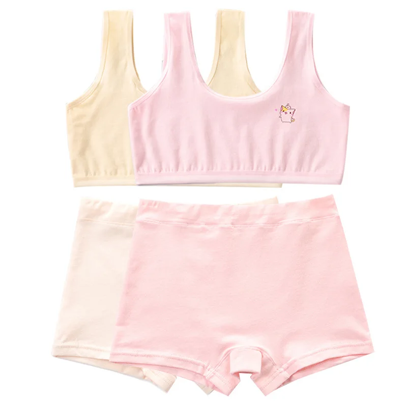 Нижнее белье для молодых девушек тренировочный бюстгальтер подростков детское