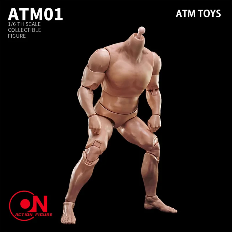 В наличии ATM TOYS ATM01 1/6 Супер гибкая мужская сильная мускулистая фигурка Jiont Body 12