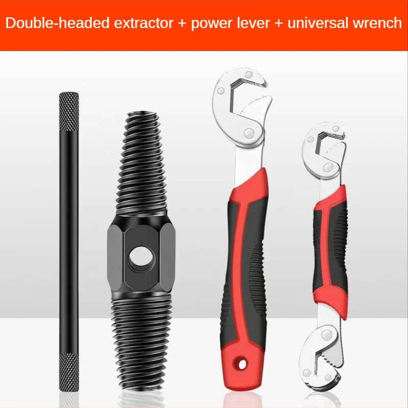 Universal wrench tool Multi-functional flapper pipe pliers Universal open-end wrench Fast Automatic Adjustable Activity Wrench