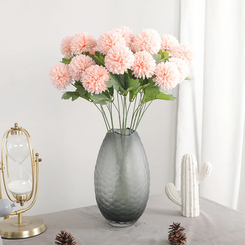 

Artificial Flower 55cm Big Ball Chrysanthemum Dandelion Flower Ball Wedding Bouquet, DIYhome Party Supplies Valentine's Day Gift
