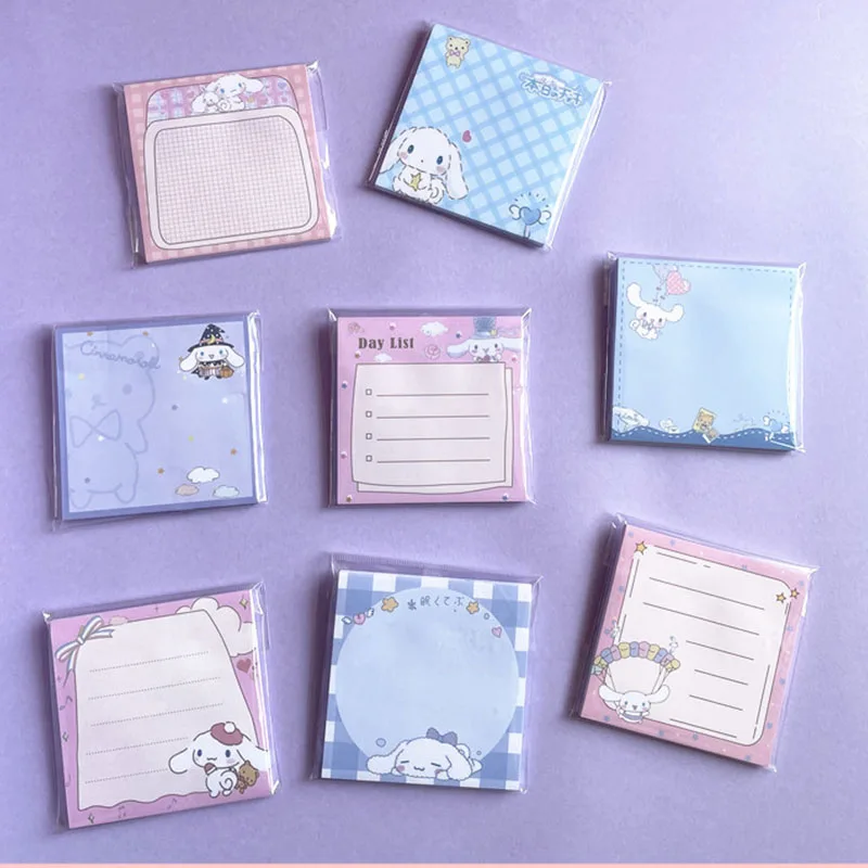 

Anime Kawaii Sanrioed Cinnamoroll Kuromi Cartoon Cute Kawaii Student Stationery Sticky Note Messagebook Hand Account Girl Gift