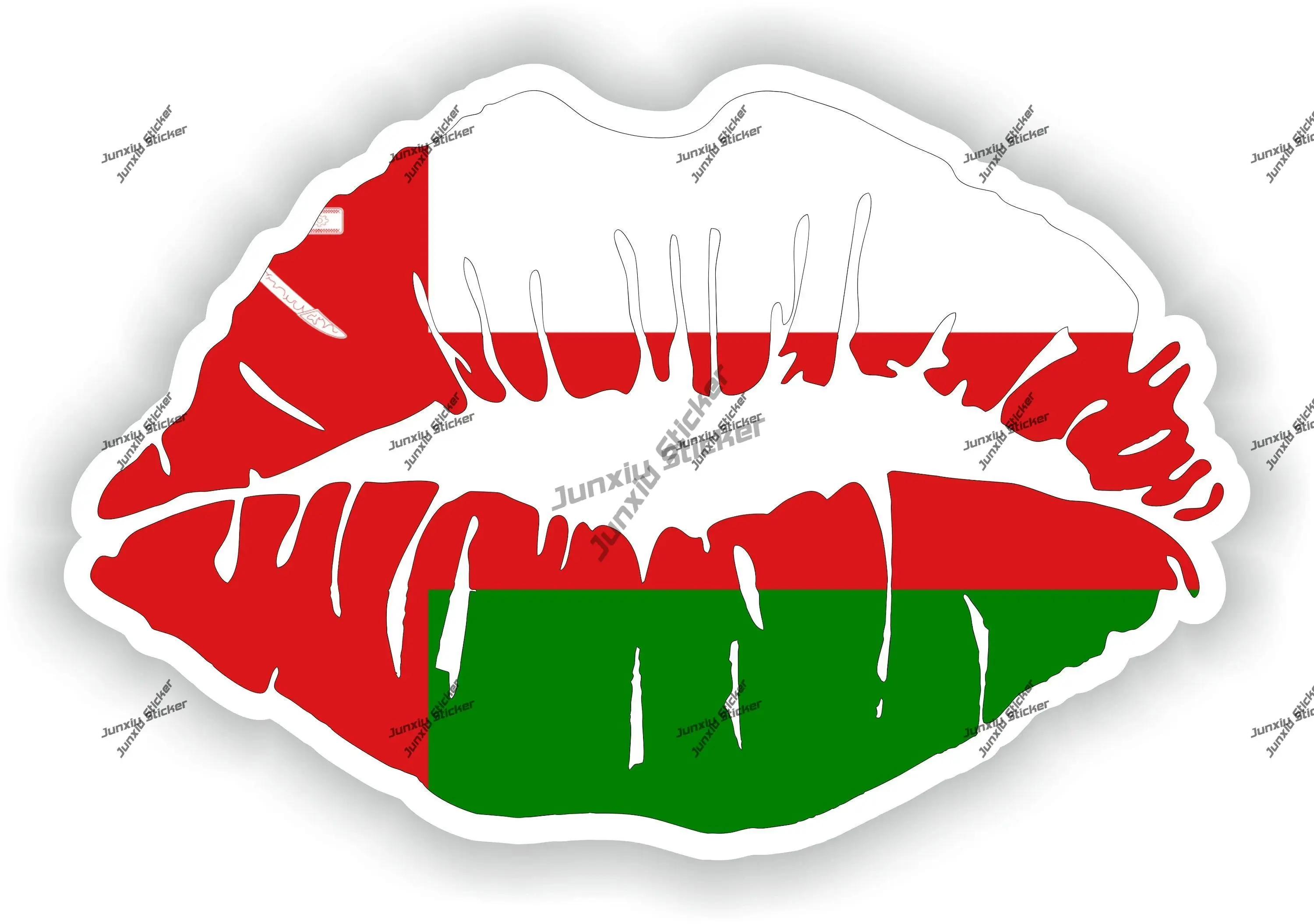 Оман наклейка герб Омана губы национальная эмблема флаг устойчивая к царапинам