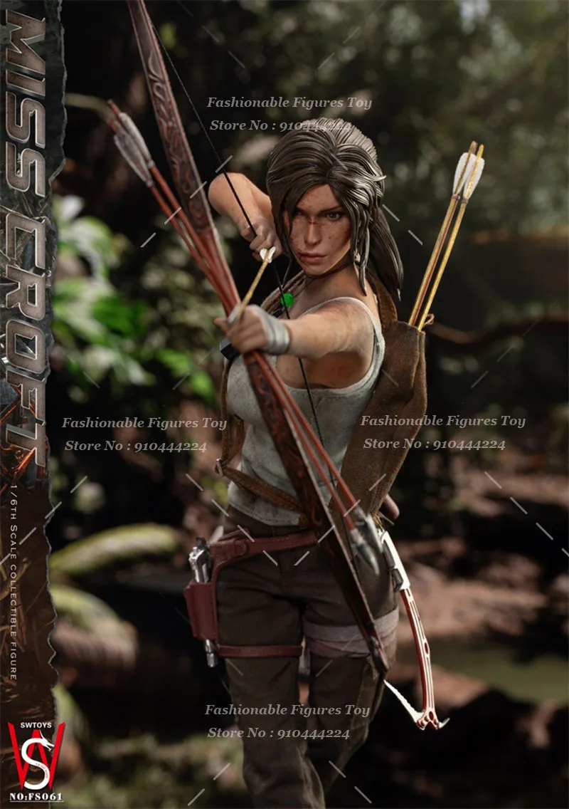 В наличии SWtoys FS061 1/6 Женский солдат Miss Croft Лара косплей приключения бриллианты