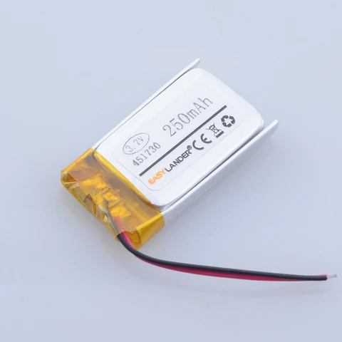 3,7 В 220 мАч 451730   Lipo Батарея Полимерные батареи + Инструменты для портативного GPS Mp3 Bluetooth Камера DVR MP4/игрового плеера