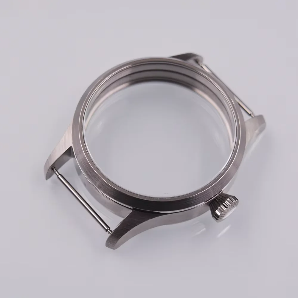 Корпус часов из цельной стали 42 мм подходит для механизма ETA 6497 6498 ST3600 3620 корпус