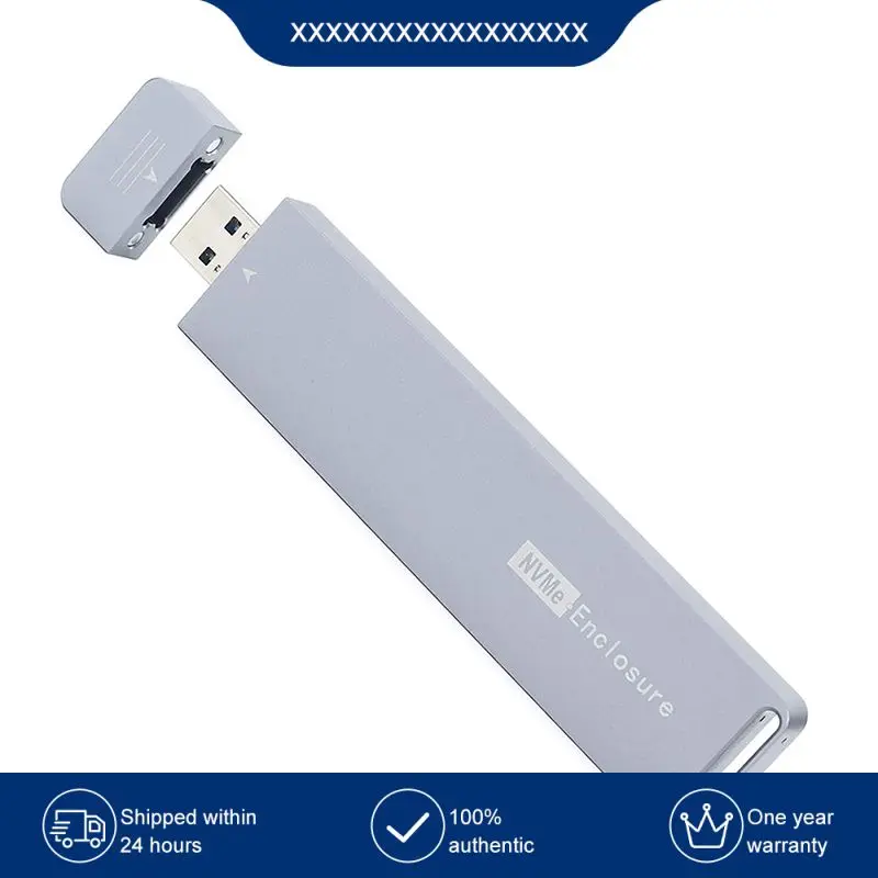 

Адаптер Ssd, двойной протокол M.2, корпус для Ssd-накопителя, компактный портативный адаптер Type-a, адаптер Usb 3,1, алюминиевый корпус