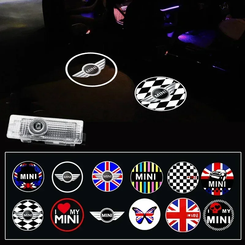Coque Poignée Porte Mini Cooper Union Jack Noir - Cache Poignée R50 R52 R53 R55 R56 R60