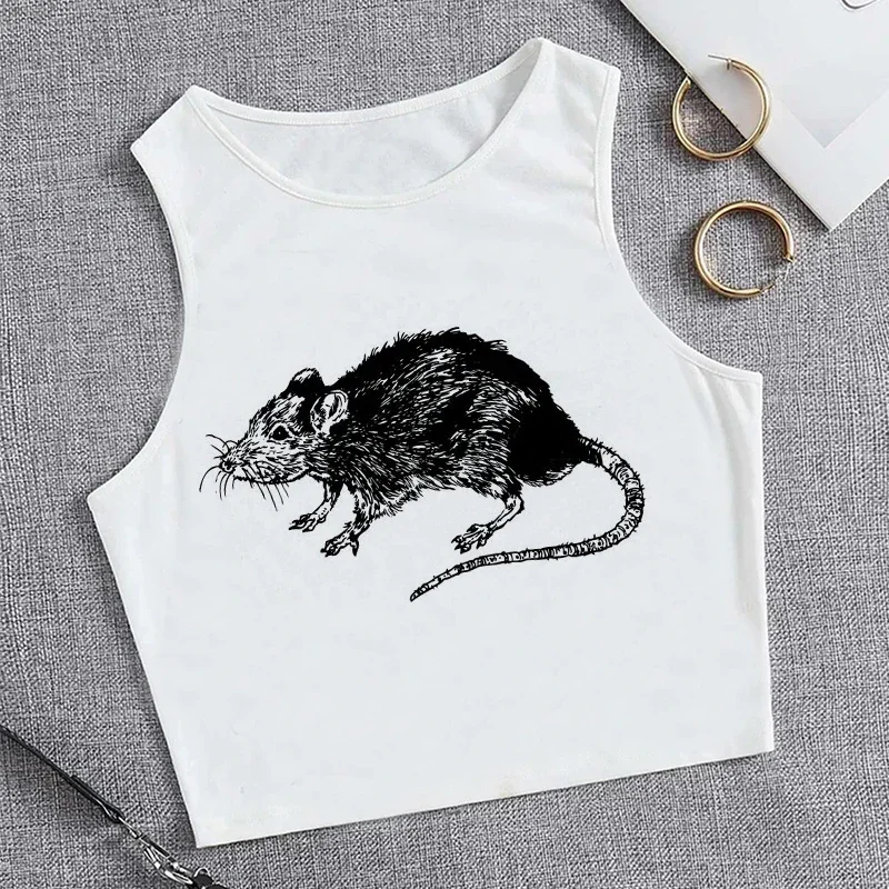 Кроп-Топ женский винтажный в стиле Харадзюку 2000