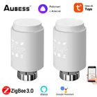 Привод радиатора Tuya Smart ZigBee, программируемый термостатический клапан радиатора с поддержкой Alexa Alice