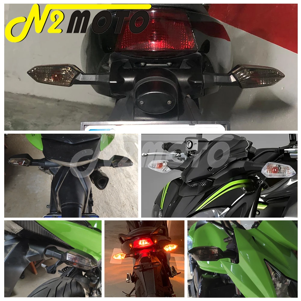 Индикатор указателя поворота мотоцикла для Kawasaki Ninja 300/650/1000 ER-6N Z1000 SX Z250 Z300 Z750 Z800 ER-6F