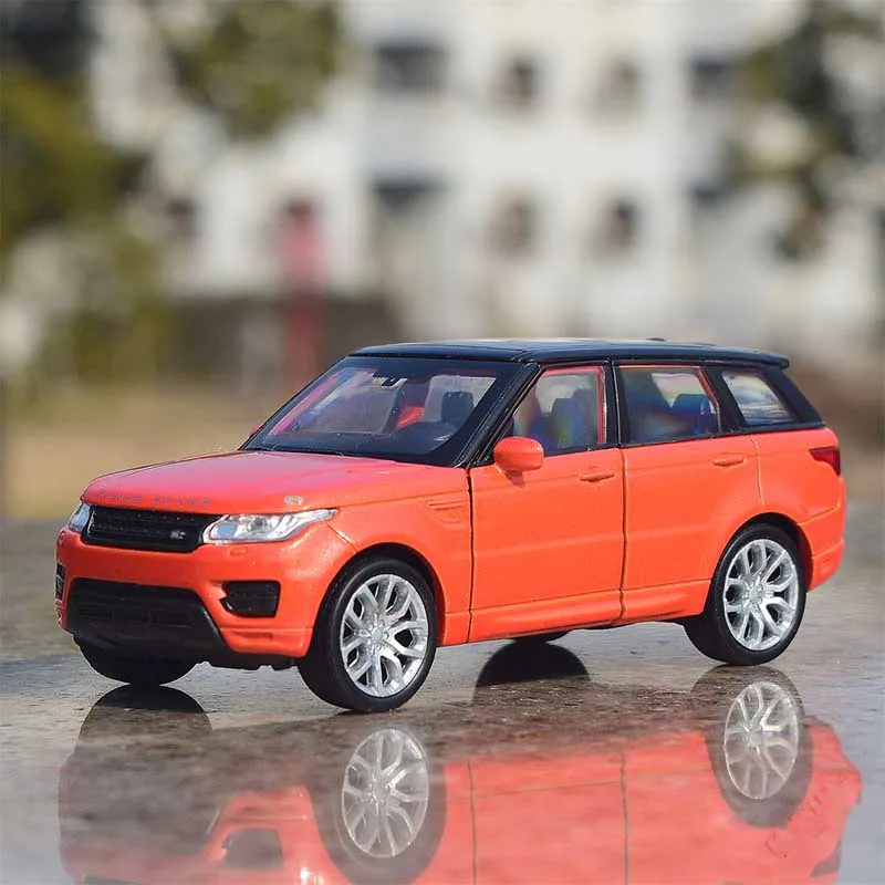 

Diecast Alloy 1:36 Land Rover Defender Range Rover Off-Road SUV Alloy Car Model Orange White Black Adult Ornament Boy Toy Gift